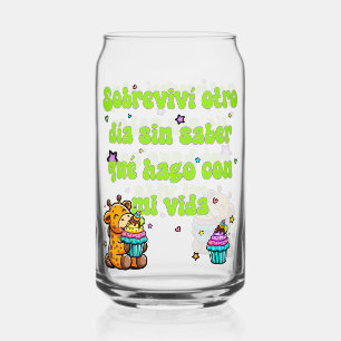 Ich überlebte einen weiteren Tag, ohne zu wissen, Dosenglas