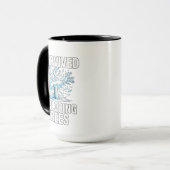 Ich überlebte explodierende Bäume Mittlerer Westen Tasse (Vorderseite Links)