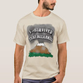 Ich überlebte Eyjafjallajokull-Hemden, Tasse, Kapp T-Shirt (Vorderseite)