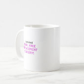 Ich überlebte Gesamtknie-Ersatz-Operation Kaffeetasse (Vorderseite Links)