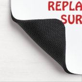 Ich überlebte Gesamtknie-Ersatz-Operation Mousepad (Ecke)