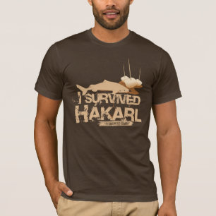 Ich überlebte Hákarl T - Shirt