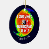 ICH ÜBERLEBTE HURRICANE IRMA an Ihrem Standort Keramikornament (Rechts)