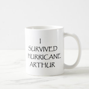 Ich überlebte Hurrikan Arthur Kaffeetasse
