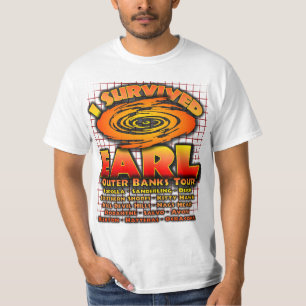Ich überlebte Hurrikan-Grafen - äußeren T-Shirt