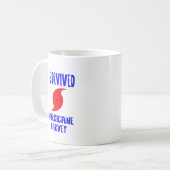 Ich überlebte Hurrikan Harvey Kaffeetasse (Vorderseite Links)