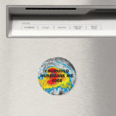 ICH ÜBERLEBTE HURRIKAN IKE 2008 MAGNET (In Situ (Geschirrspüler))