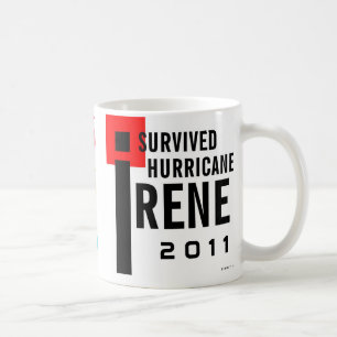 Ich überlebte Hurrikan-Irene-Tasse Kaffeetasse