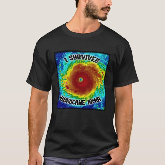 Ich überlebte Hurrikan-Irma-T-Shirt T-Shirt (Vorderseite)