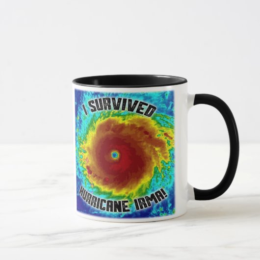 Ich überlebte Hurrikan-Irma-Tasse Tasse (Rechts)