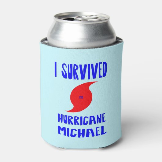 Ich überlebte Hurrikan Michael Dosenkühler (Kanne Vorderseite)