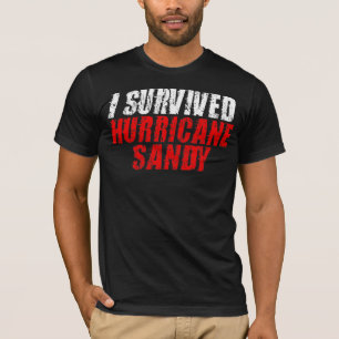 Ich überlebte Hurrikan-Sandy beunruhigten T - T-Shirt