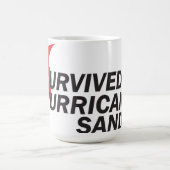 Ich überlebte Hurrikan Sandy Kaffeetasse (Mittel)