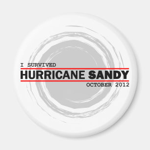 Ich überlebte Hurrikan Sandy Magnet