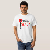 Ich überlebte Hurrikan-Sandy-T - Shirt 9 (Vorne ganz)