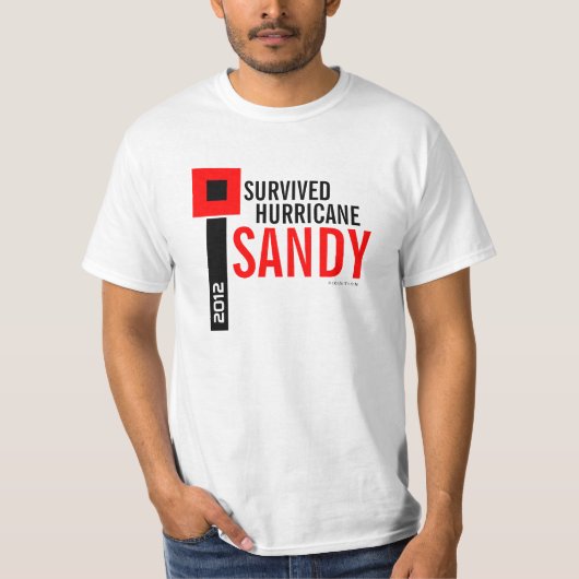 Ich überlebte Hurrikan-Sandy-T - Shirt 9 (Vorderseite)