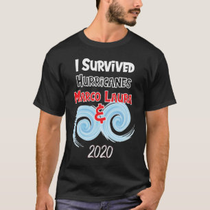 Ich überlebte Hurrikane Laura und Marco 2020 Meme T-Shirt