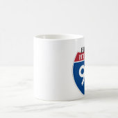 Ich überlebte I-95 CommuterTrooper Kaffee-Tasse Kaffeetasse (Mittel)