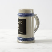 Ich überlebte ICE  Bierglas (VorderseiteRechts)