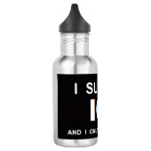 Ich überlebte ICE  Edelstahlflasche (Links)