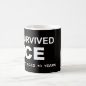 Ich überlebte ICE  Kaffeetasse (Mittel)