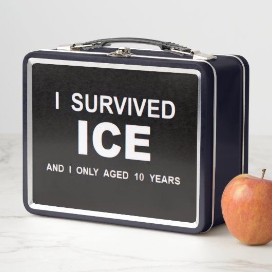 Ich überlebte ICE Metall Brotdose (Beispiel)