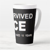 Ich überlebte ICE  Milchtasse (Rechte Ecke)