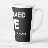 Ich überlebte ICE  Milchtasse (Rechts)