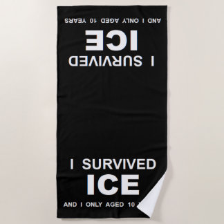 Ich überlebte ICE Strandtuch