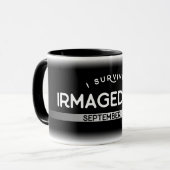 Ich überlebte Irmageddon Tasse (Vorderseite Links)