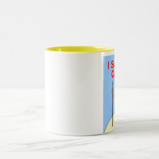 Ich überlebte Kalkül Zweifarbige Tasse (Mittel)