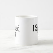Ich überlebte katholische Schule Kaffeetasse (Mittel)