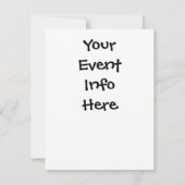 ICH ÜBERLEBTE LASERTAG EINLADUNG (Rückseite)