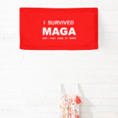 Ich überlebte MAGA Banner (InSitu)