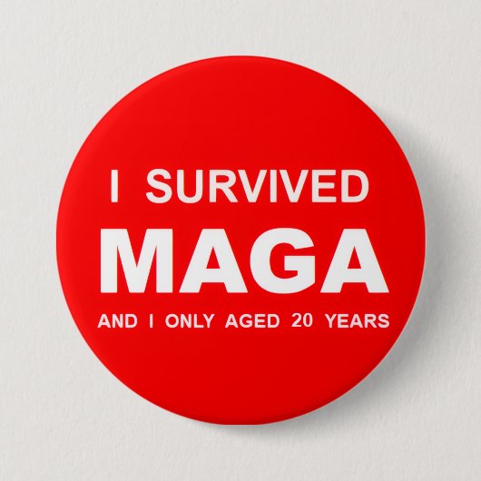 Ich überlebte MAGA Button (Vorderseite)