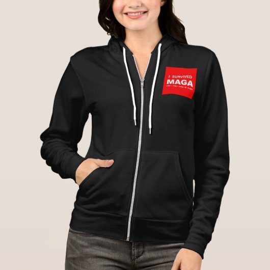 Ich überlebte MAGA Hoodie (Vorderseite)