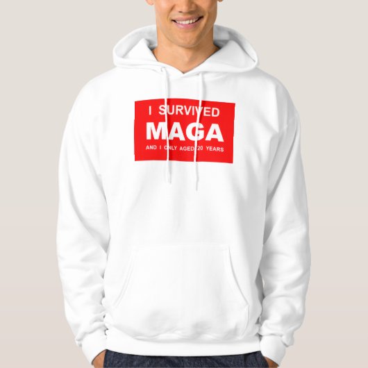 Ich überlebte MAGA Hoodie (Vorderseite)