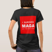 Ich überlebte MAGA T-Shirt (Rückseite)