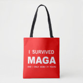 Ich überlebte MAGA Tasche (Vorderseite)