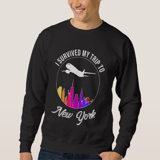 Ich überlebte meine Reise nach New York City Skyli Sweatshirt (Vorderseite)