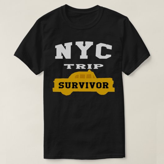 Ich überlebte meine Reise nach NYC Liebe Reise Fun T-Shirt (Design vorne)