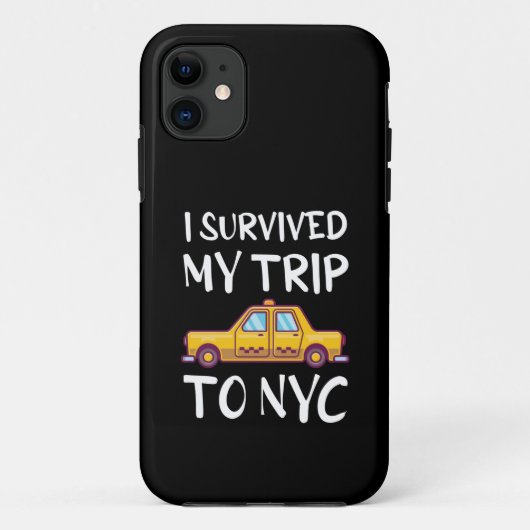 Ich überlebte meine Reise zum NYC Case-Mate iPhone Hülle (Rückseite)