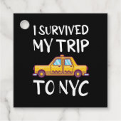 Ich überlebte meine Reise zum NYC Geschenkanhänger (Vorderseite)