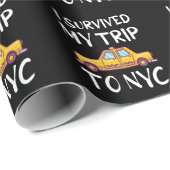 Ich überlebte meine Reise zum NYC Geschenkpapier (Rolleneckpunkt)