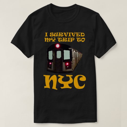 Ich überlebte meine Reise zum NYC T-Shirt (Design vorne)