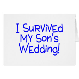 Ich überlebte meine Söhne, die Blau Wedding sind
