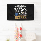 Ich überlebte meinen Master-Abschluss in Ehefrau A Banner (Insitu)