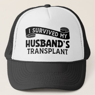 Ich überlebte meinen Transplantatempfänger Ribbon Truckerkappe