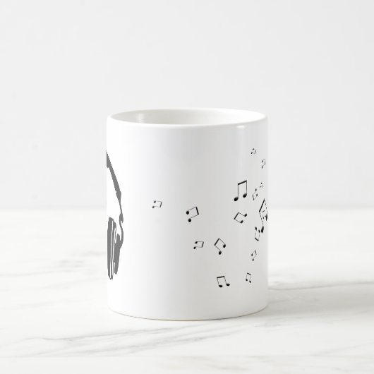 Ich überlebte Musik Kaffeetasse (Mittel)