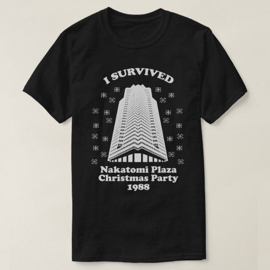Ich überlebte Nakatomi Plaza Weihnachtsfest Party  T-Shirt (Design vorne)